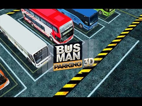 Bus Man Parking 3d